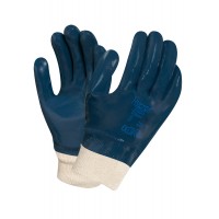 LUVA ALG REV/ TOTAL NITRIL PUNH MAL HYCRON 27-602